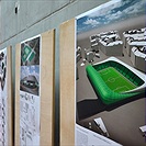 Vernisáž výstavy revitalizace stadionu ve Vršovicích