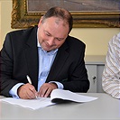 Podpis smlouvy Ďolíček radnice