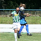 Pavel Hašek několikrát otestoval nový sestřih, hlavou dal i gól Mostu.