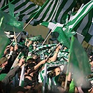Nad stadionem vlajky vlají