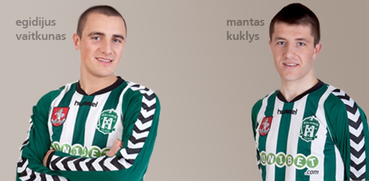 Dva litevští hráči na zkoušce
