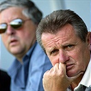 Trenérské duo Karol Dobiaš, Zdeněk Hruška (Bohemka - Jihlava, léto 2003, přípravný zápas)