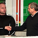 Trenér Hoftych s ředitelem klubu Valáškem