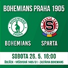 Bohemians Sparta 2018 plakát