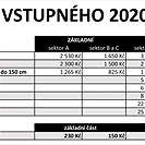 Ceník vstupného 2020/2021